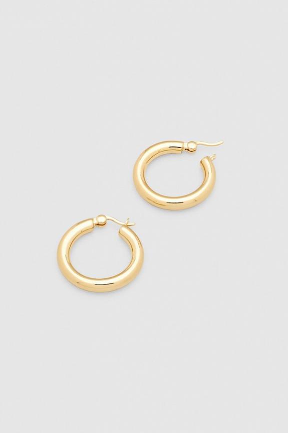 Classic Hoop Thick Medium Gold | Retro